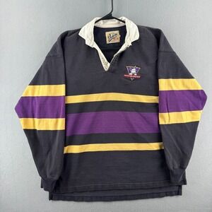 Vintage Dehen Rugby Shirt Mens XL 90s Made in USA Petes Wicked Ale
